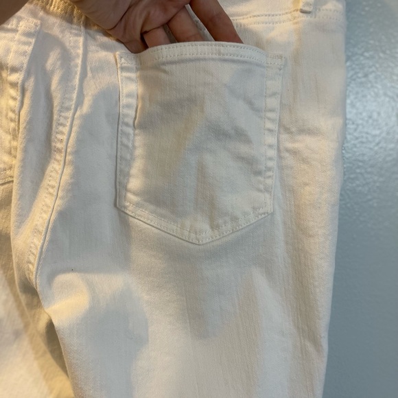 Loft Outlet like new White Skinny Ankle jeans size 6 - Picture 4 of 14